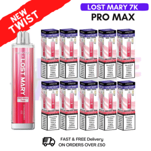 Strawberry ICE Lost Mary Pro Max 7K Box Of 10