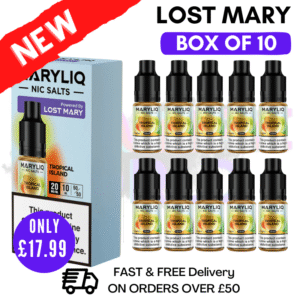 Tropical Island MaryLiq Nic Salt BOX OF 10